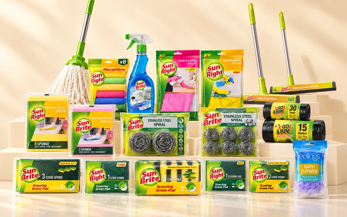 Household products distributed by Sufi Traders