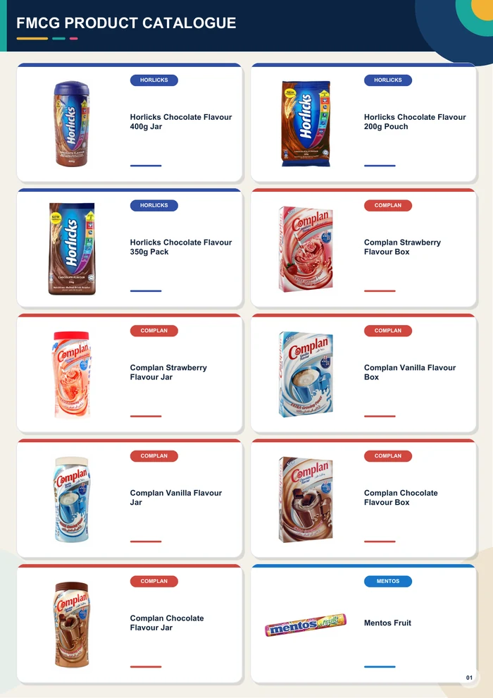 FMCG Essentials Product Catalogue cover