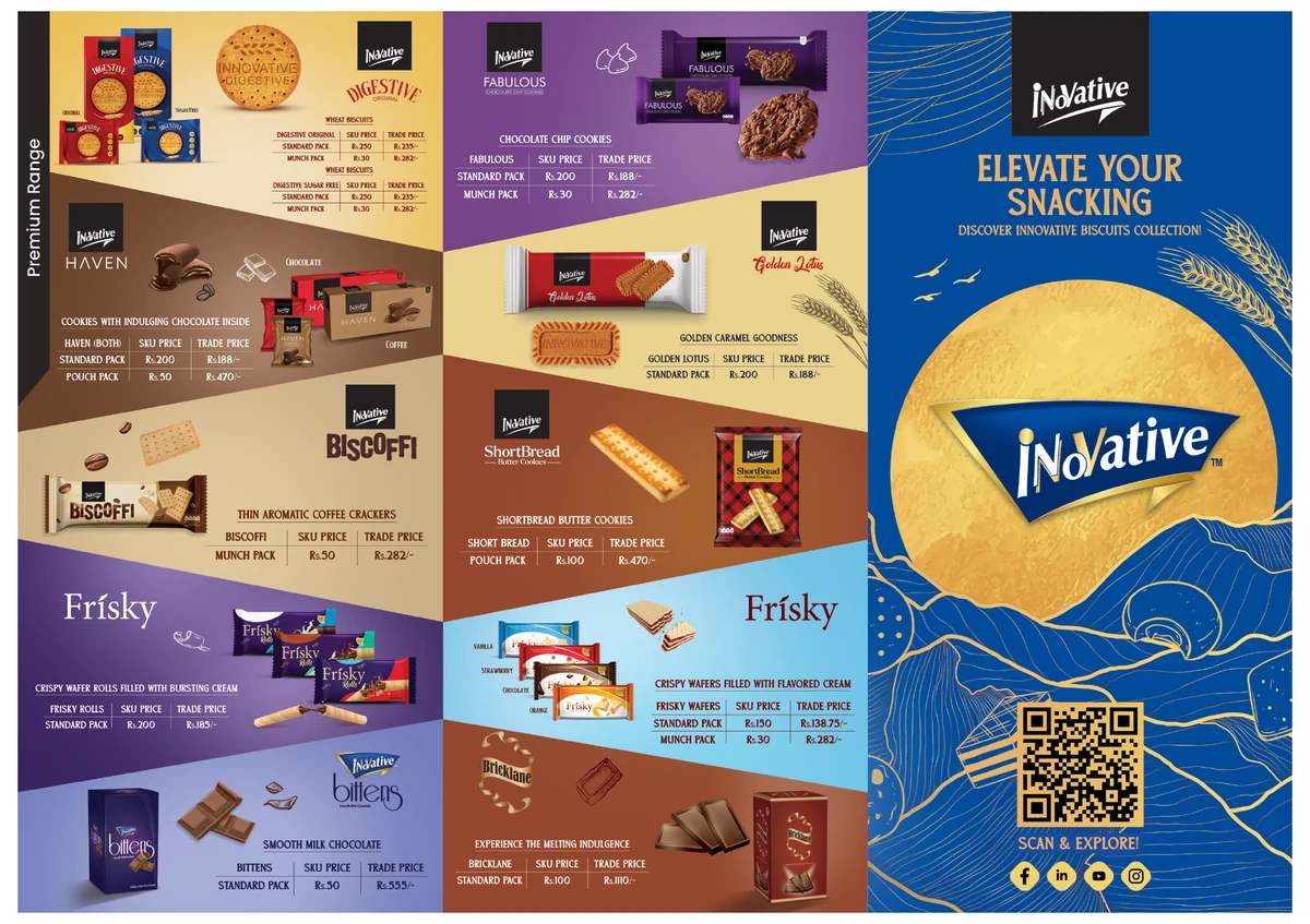 Innovative Biscuits Product Catalogue cover