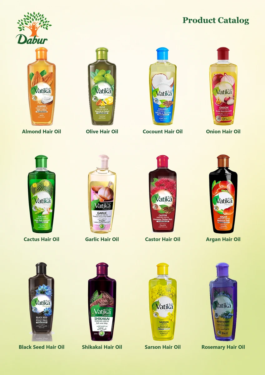 Dabur Vatika Product Catalog cover