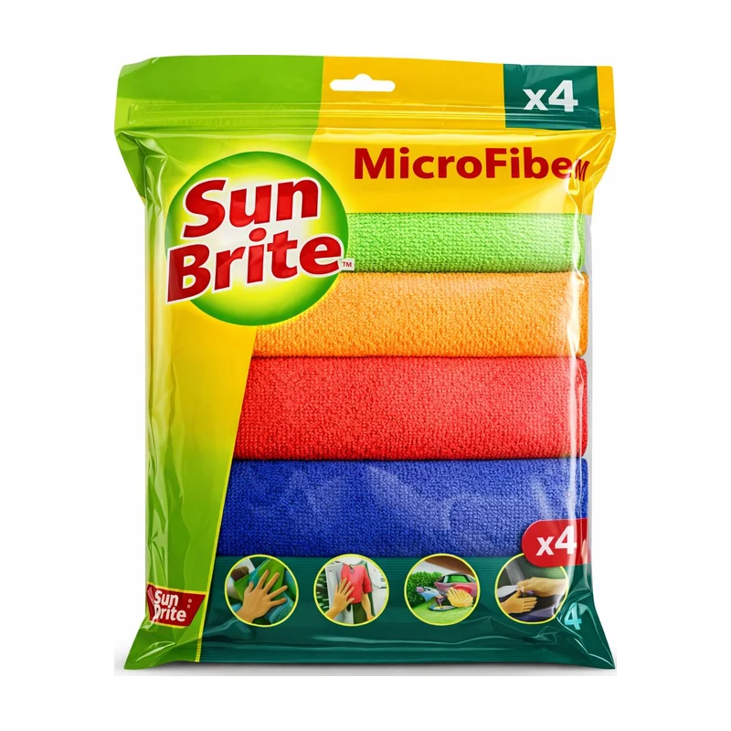 Sun-Brite Microfiber Cloth 4PCS by Sun-Brite