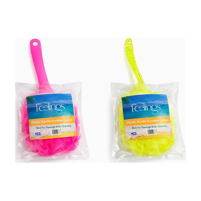 Sun-Brite Loofah Bath Flower Plastic Handle by Sun-Brite
