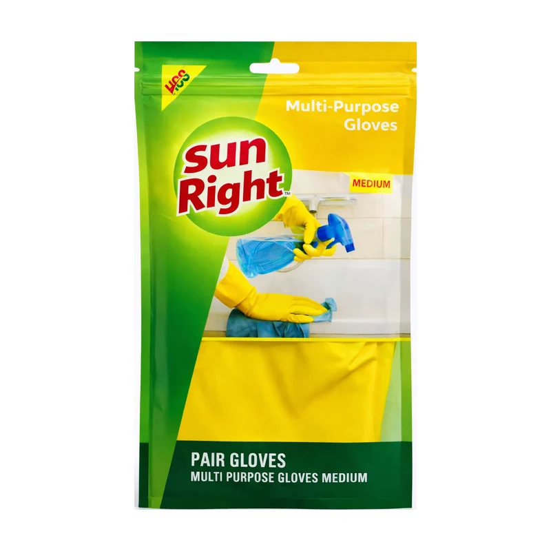 Sun-Brite Kitchen Gloves Yellow Medium by Sun-Brite