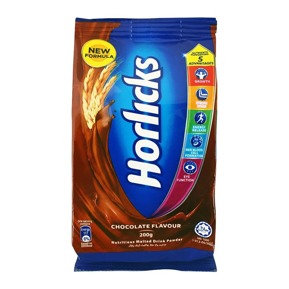 Horlicks Chocolate Flavour 200g Pouch by 
