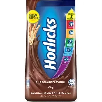 Horlicks Chocolate Flavour 350g Pack by 